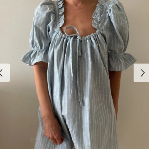 Stone Cold Fox Blue Baby Doll Dress - Picture 3 of 5